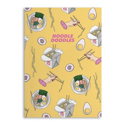 Central 23 'Noodles & Doodles' Notebook - 120 Ruled Pages