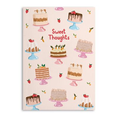 Central 23 - Cuaderno 'Sweet Thoughts' - 120 páginas rayadas