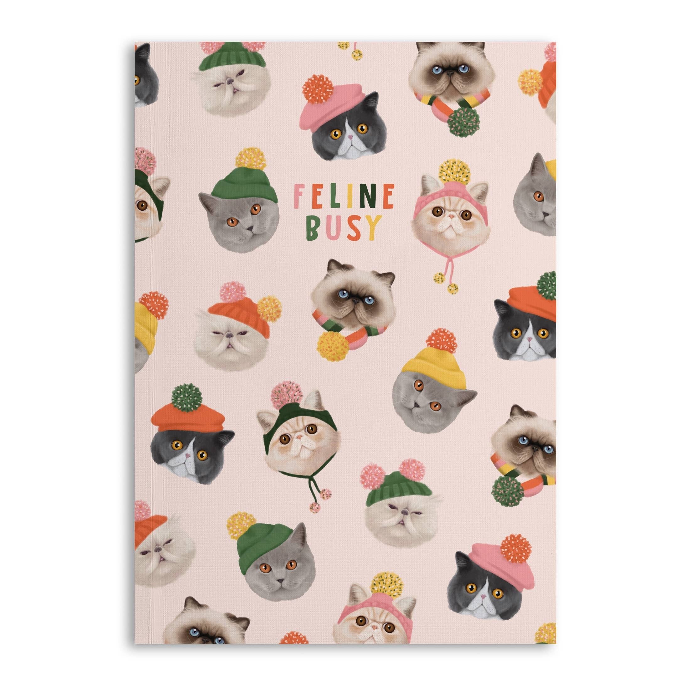 Central 23 - Quaderno 'Feline occupato' - 120 pagine a righe