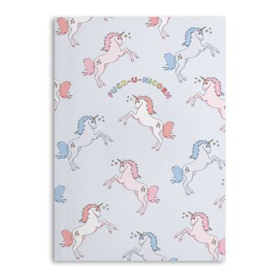 Central 23 - 'Fuck-U-nicorn' Notebook - 120 Ruled Pages