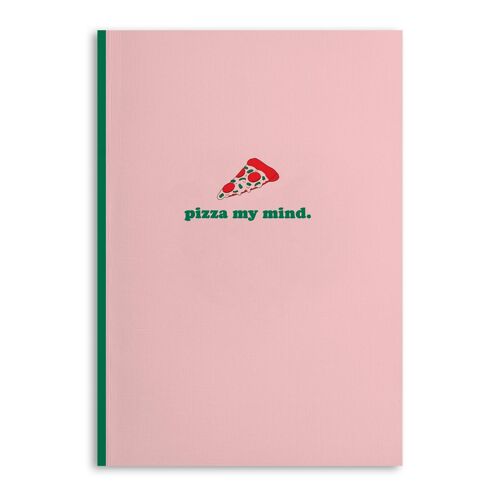 Central 23 - 'Pizza My Mind' Notebook - 120 Ruled Pages
