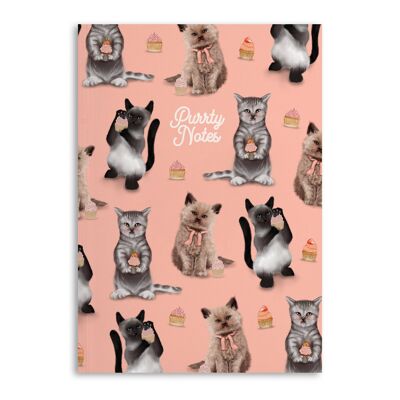 Central 23 - Quaderno "Purrty Notes" - 120 pagine a righe
