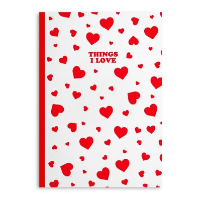 Central 23 – Notizbuch „Things I Love“ – 120 linierte Seiten