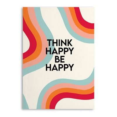Central 23 – Notizbuch „Think Happy, Be Happy“.