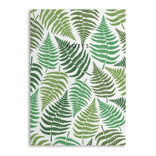 Central 23 Fern Leaf Notebook - 120 Ruled Pages
