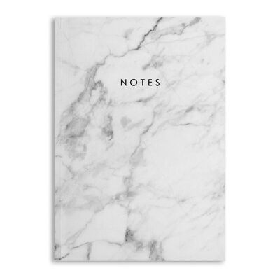 Cuaderno Central de 23 notas de mármol - 120 páginas rayadas