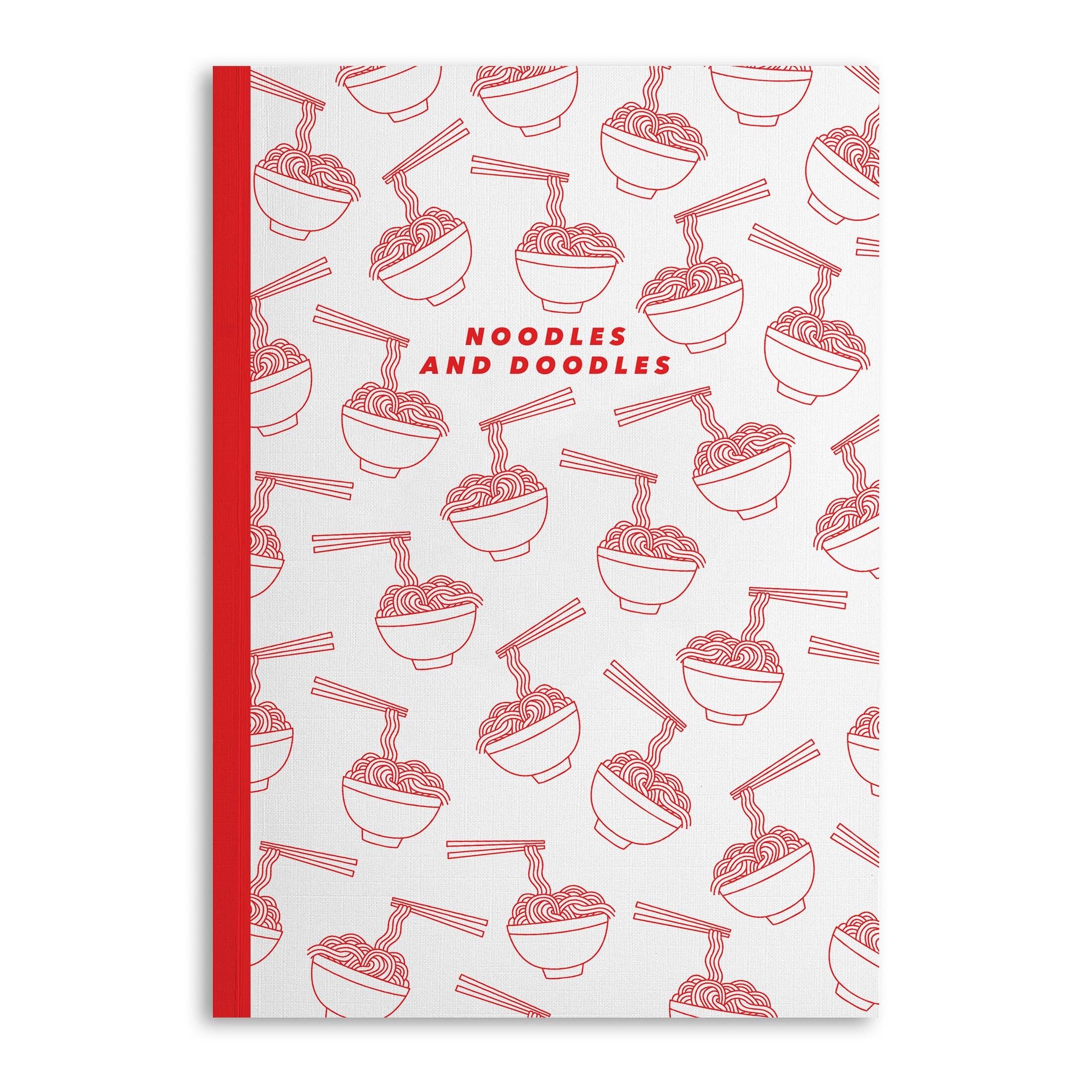 Quaderno centrale 23 rossi 'Noodles & Doodles'