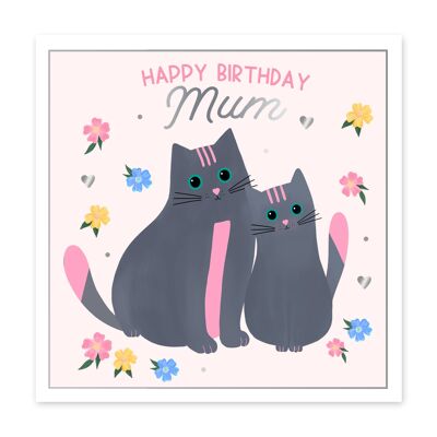 Cheddar the Cat Mum Card