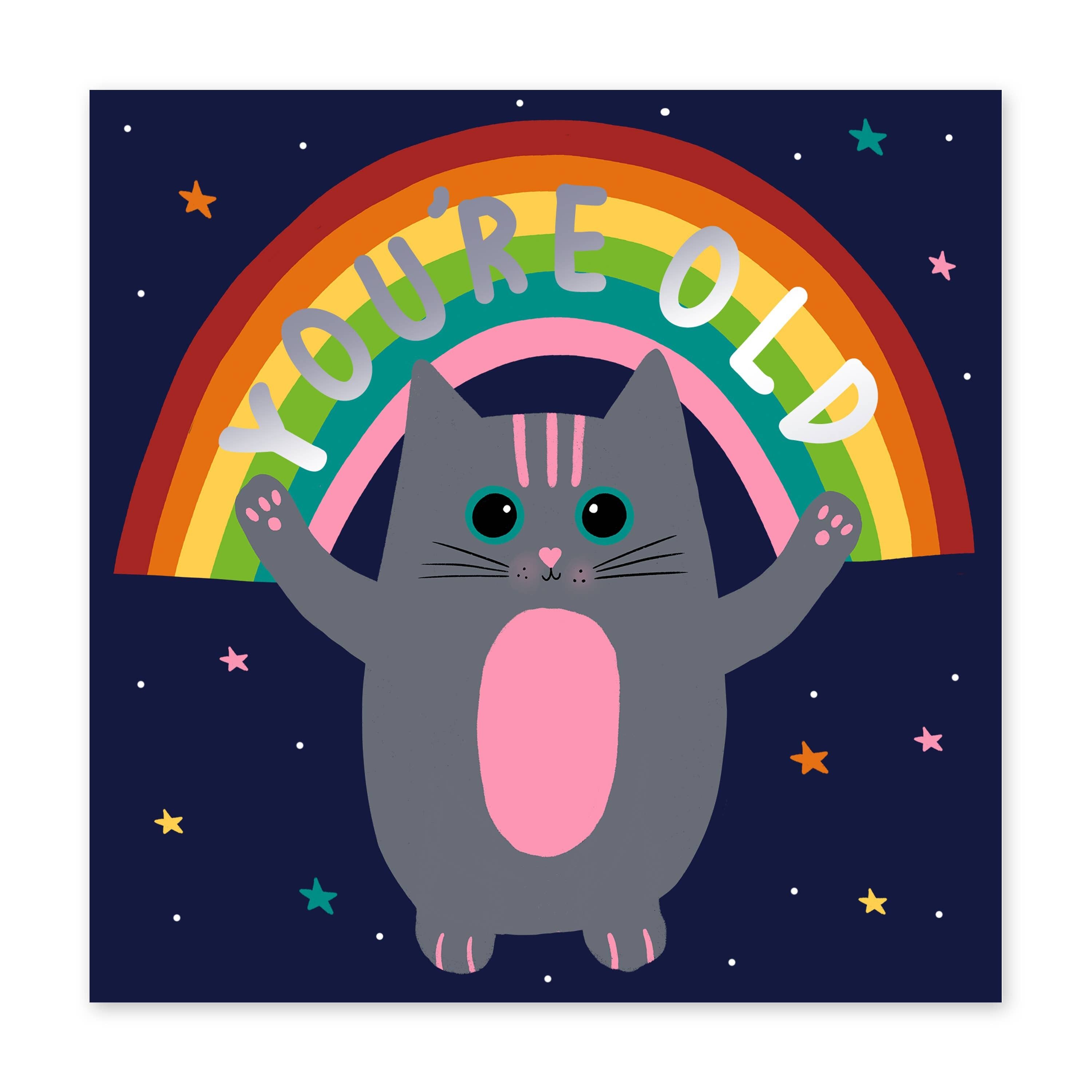 Cheddar Sei Old Rainbow Card