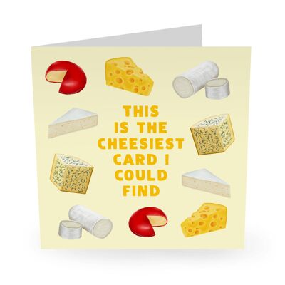 Cheesiest Card Funny Love Card