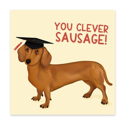 Clever Sausage Card