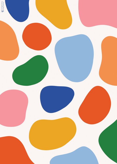 Colourful Ovals Wrapping Paper - 1 Sheet