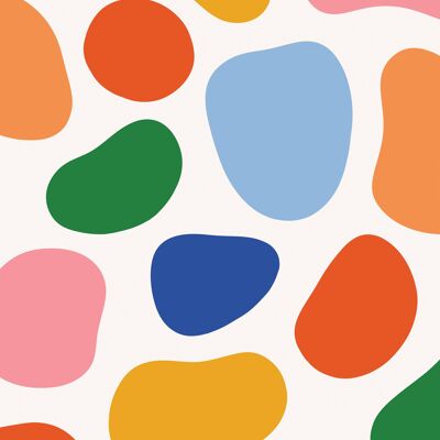 Colourful Ovals Wrapping Paper - 1 Sheet