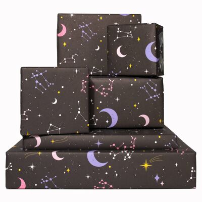 Papier Cadeau Constellations - 1 Feuille