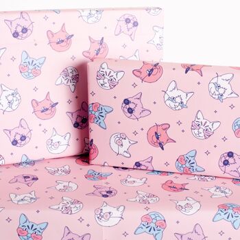 Papier cadeau Cool Cats - 1 feuille 2