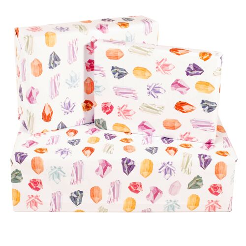 Crystals Wrapping Paper - 1 Sheet