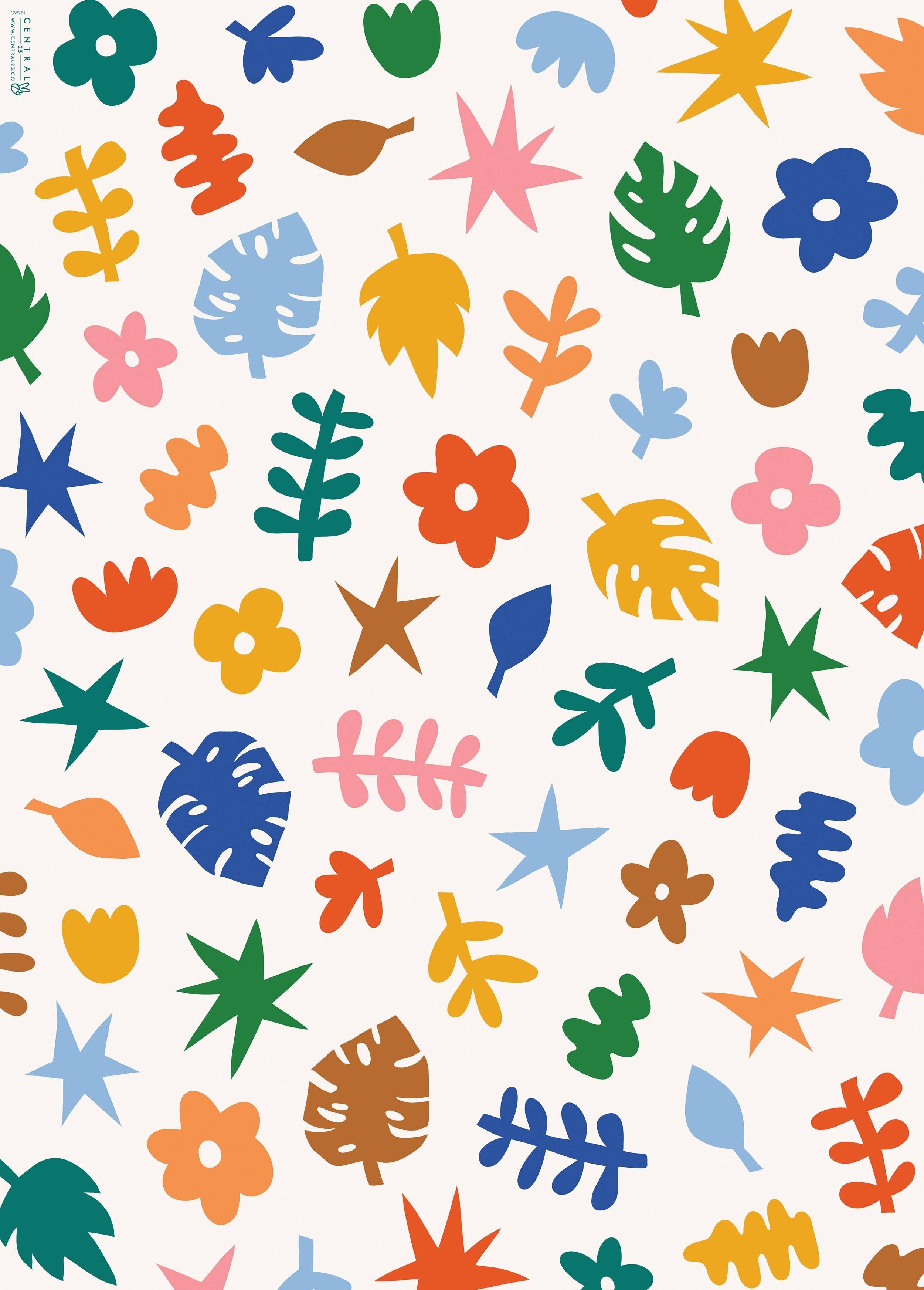 Cut Out Shapes Wrapping Paper - 1 Sheet