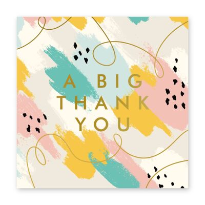 Cute Thank You Card, Pretty Thank You Cards - 1