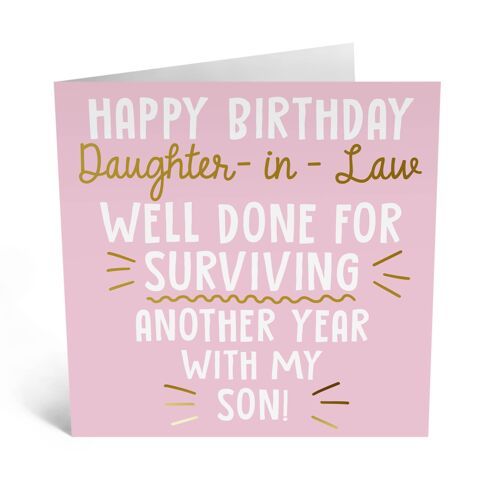 Daughter-in-law Card