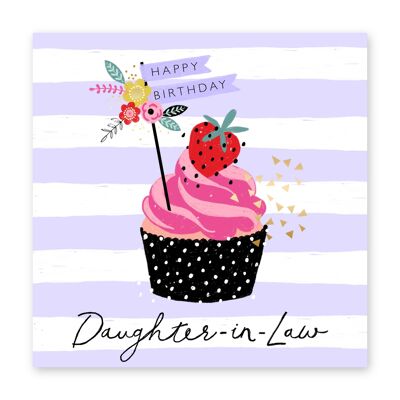 Daughter-in-Law Cupcake Card