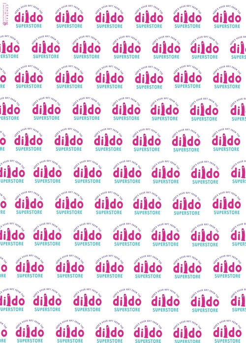 Dildo Superstore Wrapping Paper - 1 Sheet