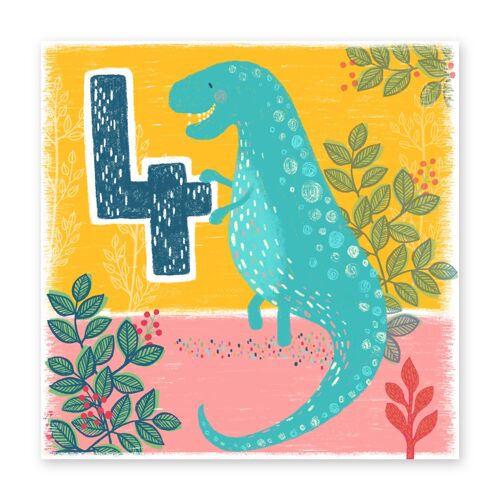 Dino 4 Card