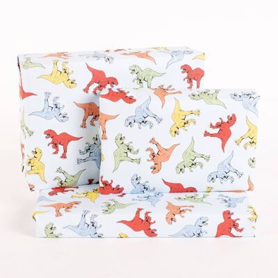 Papier Cadeau Dinosaures - 1 Feuille