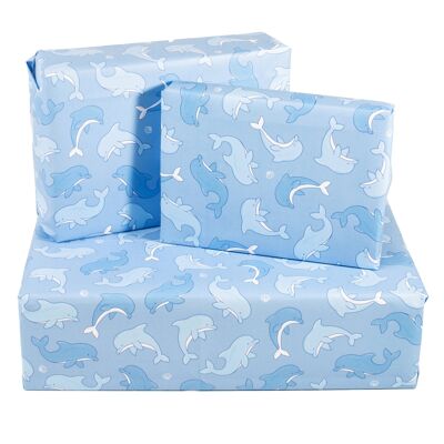 Dolphins Wrapping Paper - 1 Sheet