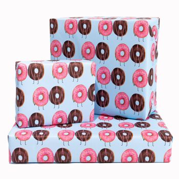 Papier cadeau Donut Pals - 1 feuille 1
