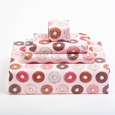 Donuts-Geschenkpapier - 1 Blatt