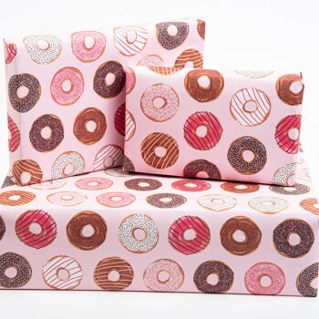 Papier Cadeau Donuts - 1 Feuille 2