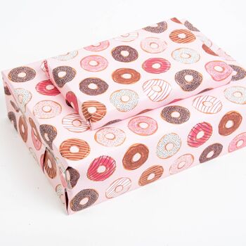 Papier Cadeau Donuts - 1 Feuille 3