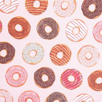 Papier Cadeau Donuts - 1 Feuille 4