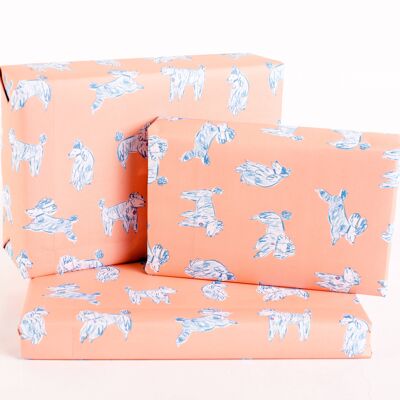 Doodle Poodles Wrapping Paper - 1 Sheet