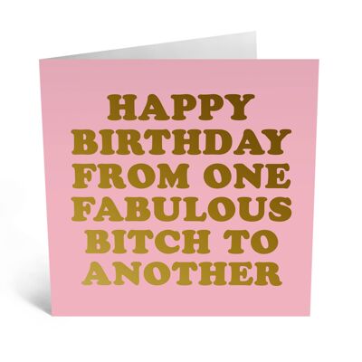 Fabulous Bitch Card