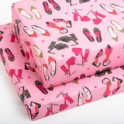 Fabulous Shoes Wrapping Paper - 1 Sheet