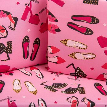 Papier cadeau Fabulous Shoes - 1 feuille 2