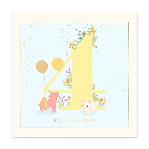 Farmyard Birthday 4 Card