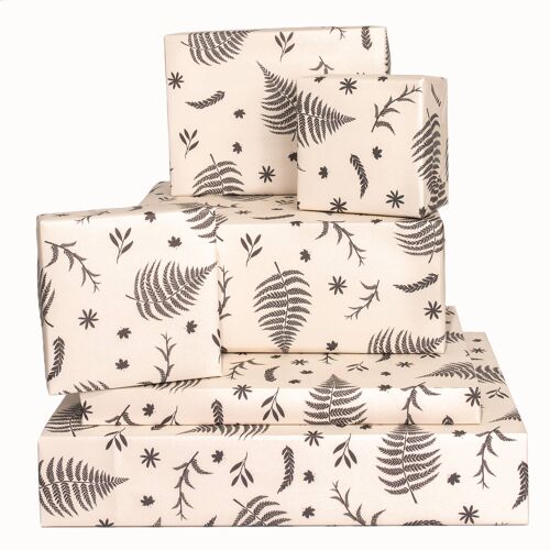 Fern And Leaves Wrapping Paper - 1 Sheet