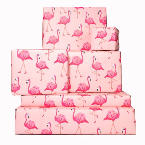 Flamingos Wrapping Paper - 1 Sheet