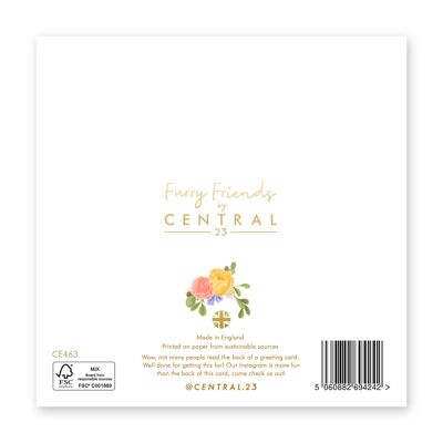 Tarjeta Floral Hermana Nutria