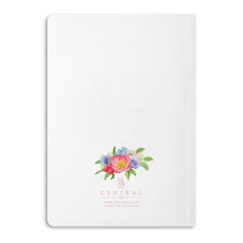 CARNET TECKEL COURONNE DE FLEURS 2