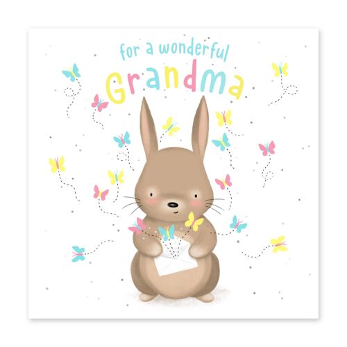 For A Wonderful Grandma Cute Birthday Card