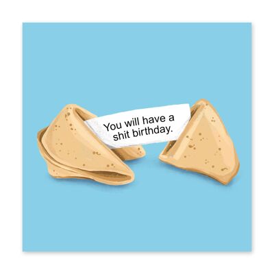Fortune Cookie Funny Birthday Card