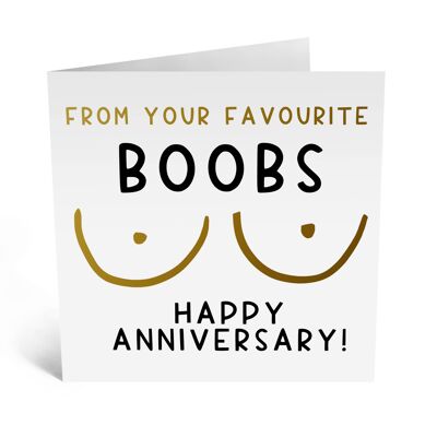 From Your Favourite Boobs Card