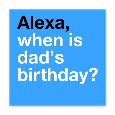Tarjeta de cumpleaños divertida para papá, tarjetas de cumpleaños