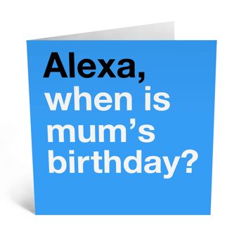 Carte d'anniversaire drôle pour maman, cartes d'anniversaire 3