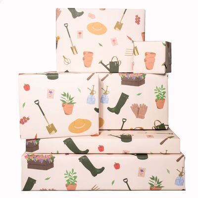 Gardening Wrapping Paper - 1 Sheet