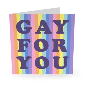 Carte d'amour drôle gay pour vous 1