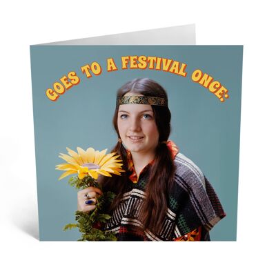 Geht zu einer Festival Once Card